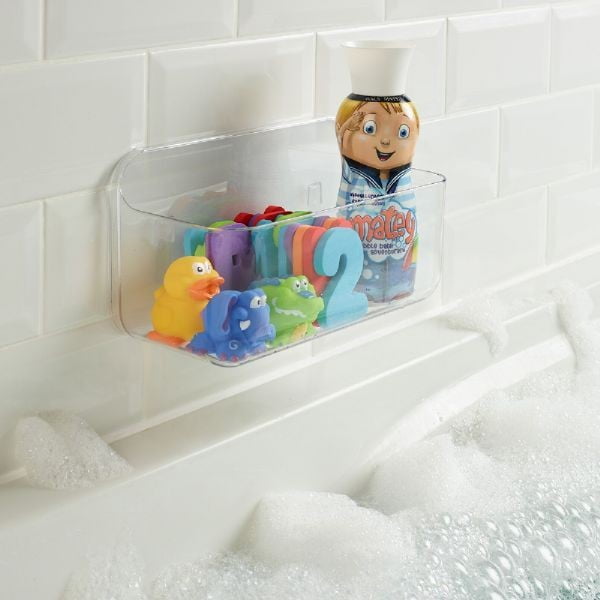 Kupaonska polica s postavljanjem bez bušenja Invisifix – Addis-image-1