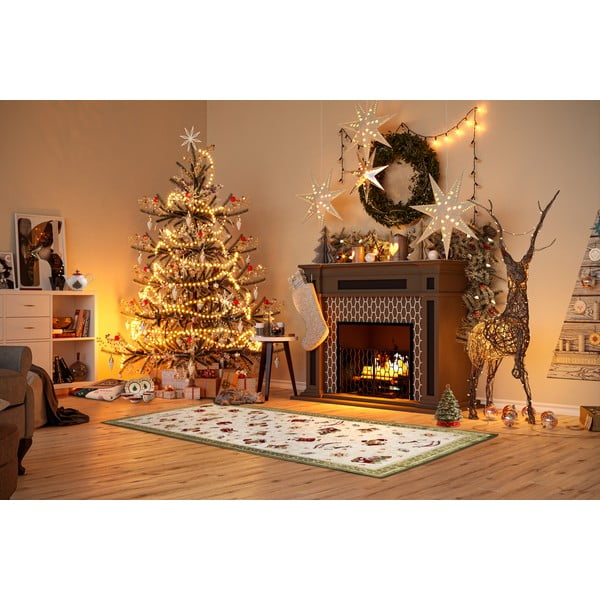 Zelena staza s božićnim motivom od mješavine pamuka 80x200 cm Toy's Delight Green Christmas – Villeroy&Boch-image-1