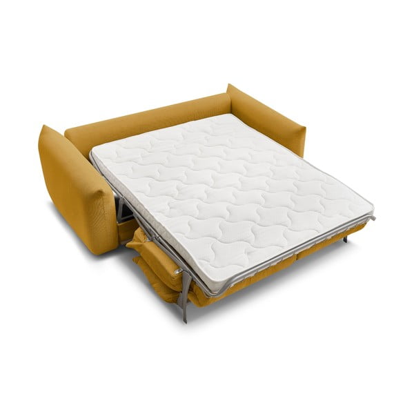 Žuta  sklopiva sofa 214 cm Ernest – Bobochic Paris-image-4