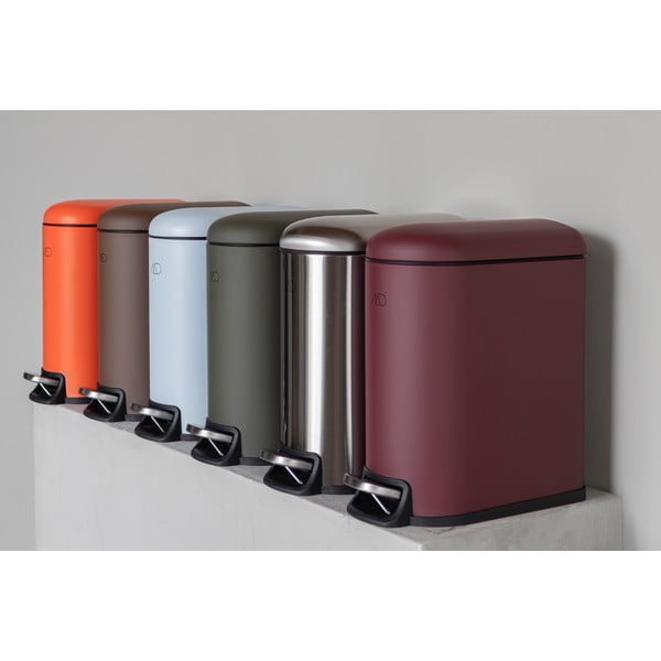 Tamno ljubičasta metalna kanta za smeće s pedalom 5 l Mini Walther – Mette Ditmer Denmark-image-4