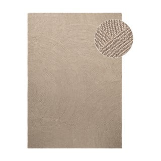 Bež ručno rađen vunen tepih 120x180 cm Eleni Light Beige – Hanse Home