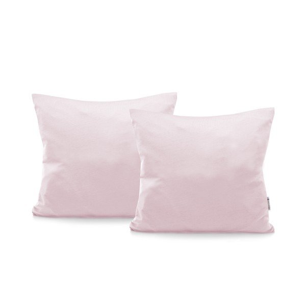 Set od 2 svjetloljubičaste pamučne jastučnice DecoKing Amber Lilac, 40 x 40 cm-image-1