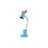 Svijetlo plava stolna lampa s metalnim sjenilom (visina 50 cm) Mouse – GTV