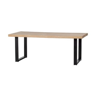 Blagovaonski stol s pločom od drveta manga WOOOD, 180 x 90 cm
