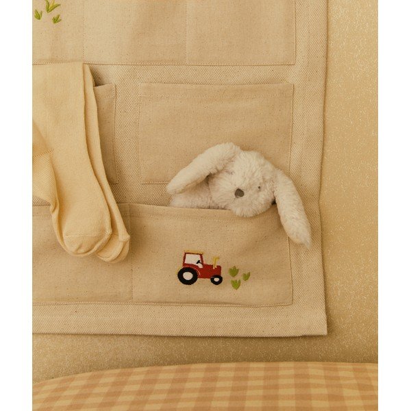 Krem tekstilni viseći organizator Pecky – Kave Home-image-1