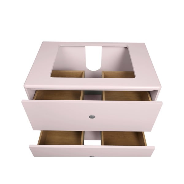 Ružičasti zidni ormarić s umivaonikom bez slavine 80x62 cm Color Bath – Tom Tailor-image-3