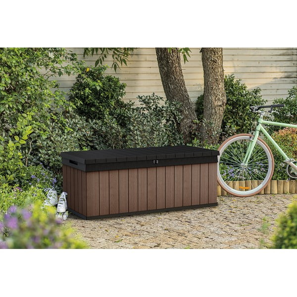 Smeđa vrtna kutija za pohranu Darwin – Keter-image-1