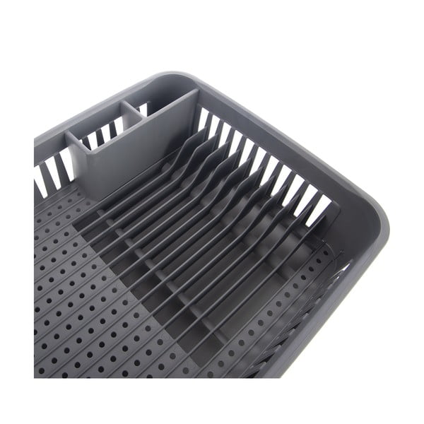 Sivi plastičan ocjeđivač za posuđe – Orion-image-2