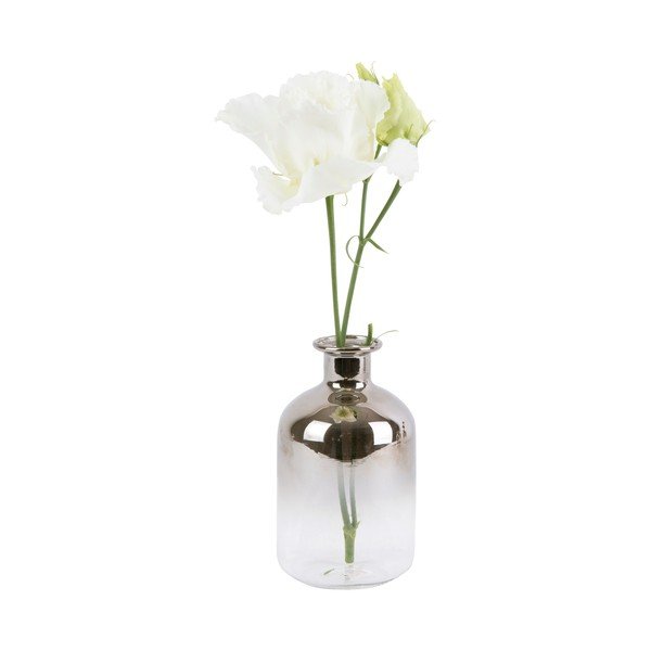 Mala staklena vaza PT LIVING Silver Tube, visina 10 cm-image-1