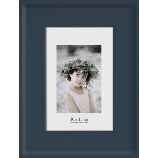 Plavi zidni okvir Styler Malaga, 17 x 22 cm