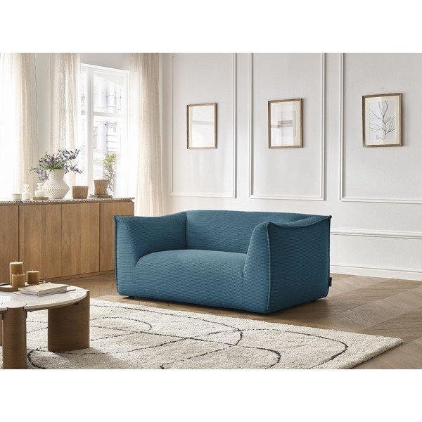 Plava sofa od samta 170 cm Giorgia – Bobochic Paris-image-1