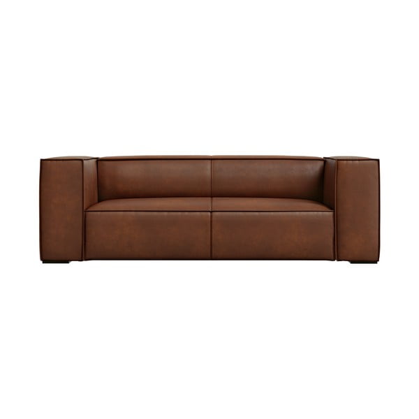 Konjak smeđa kožna sofa 212 cm Madame - Windsor & Co Sofas