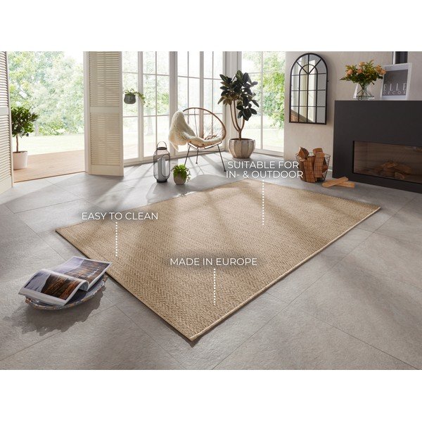 Smeđi tepih pogodan za van Elle Decoration Brave Caen, 200 x 290 cm-image-4