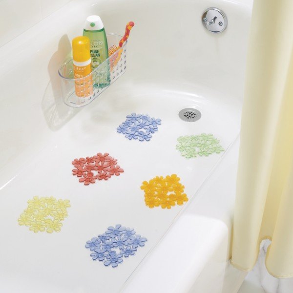 Set od 6 usisnih protukliznih jastučića za InterDesign kadu-image-2