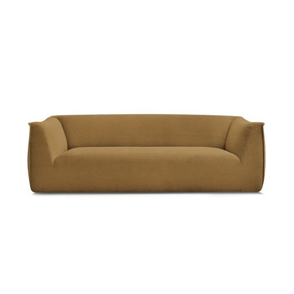 Senf žuta sofa od samta 242 cm Giorgia – Bobochic Paris