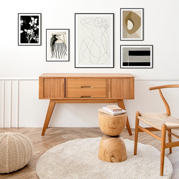 Slika 30x40 cm Silhouet Leaves - Malerifabrikken-image-1