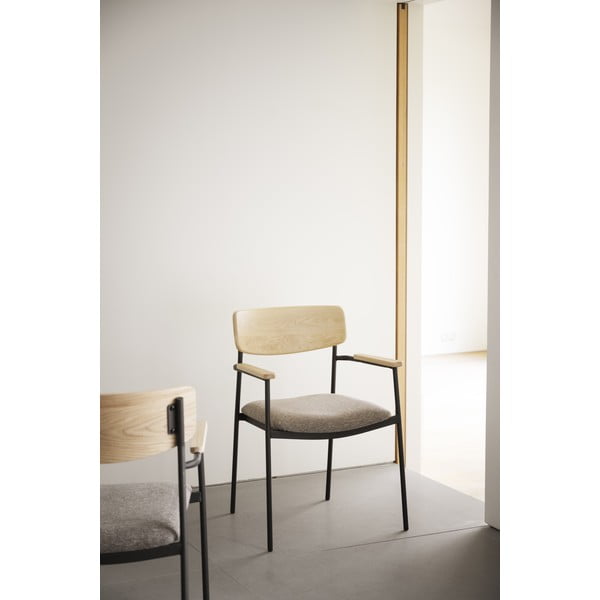 Bež/u prirodnoj boji blagovaonske stolice u setu 2 kom Maymont – Rowico-image-1