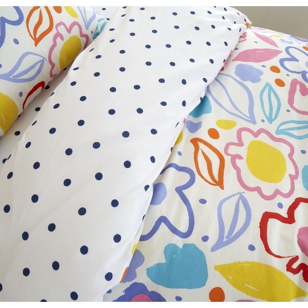 Pamučna dječja posteljina 200x135 cm Blomme Floral - Pineapple Elephant-image-3