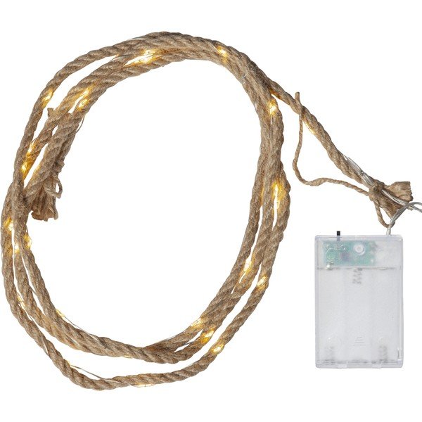 Smeđi LED rasvjetni lanac Star Trading Jutta, 40 svjetala, dužina 200 cm