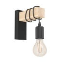 Crna/u prirodnoj boji zidna lampa TOWNSHEND – EGLO