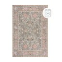 Svijetlo zeleni periv tepih 152x230 cm Una Floral – Flair Rugs