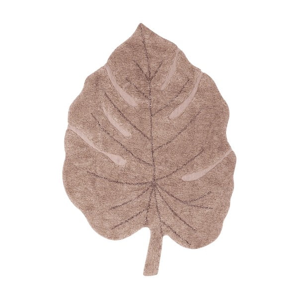 Ružičasti periv/ručno rađen pamučan dječji tepih 120x180 cm Monstera Vintage Nude – Lorena Canals