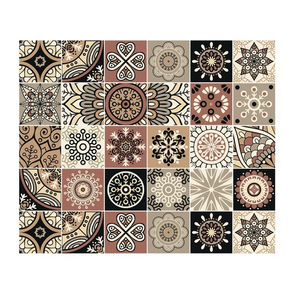 Set od 30 naljepnica Ambiance Tiles za namještaj Cineloto Mento, 15 x 15 cm-image-2