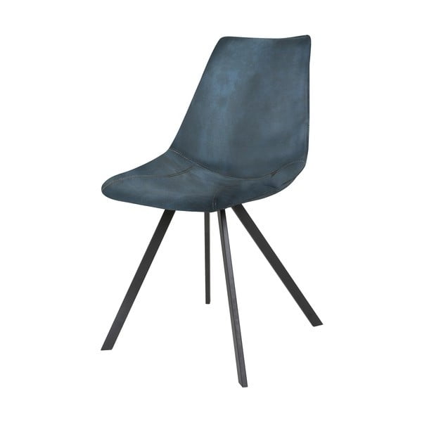 Plava stolica za blagovanje Canett Zobel
