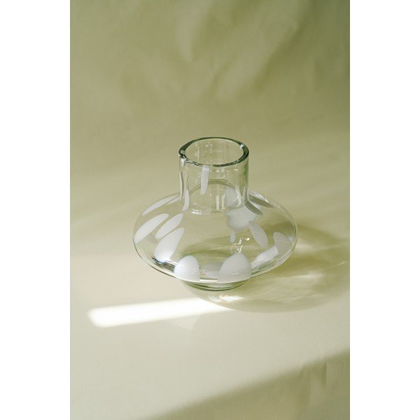 Staklena ručno izrađena vaza (visina 28 cm) Glom – noo.ma-image-1