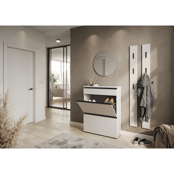 Krem ormarić za cipele 80x107x29 cm Baldone – Germania-image-4