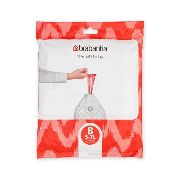 Vreće za smeće 40 kom 5 l PerfectFit B – Brabantia