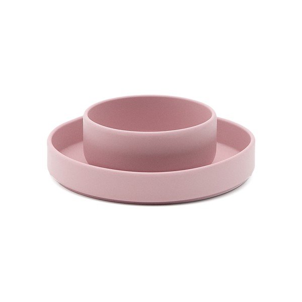 Silikonski dječji set posuđa 2 kom Lili – Kave Home-image-4