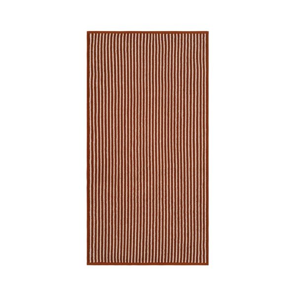 Konjak smeđi/krem pamučan ručnik 70x140 cm Dixie – Jotex