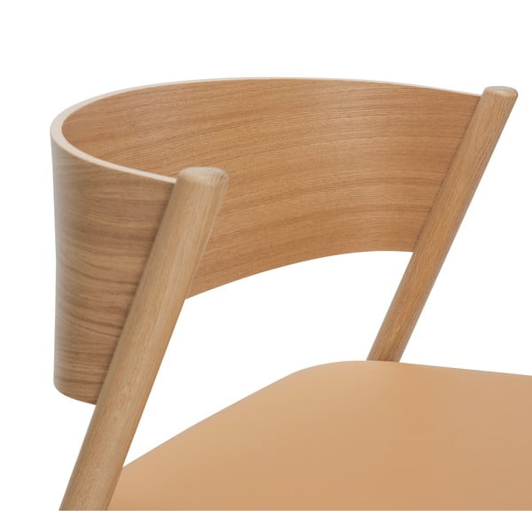 Svjetlo smeđa fotelja Oblique – Hübsch-image-4