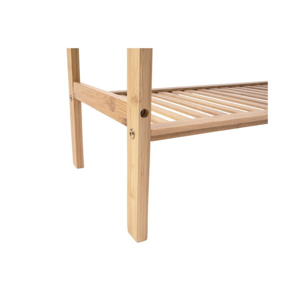 Od bambusa ormarić za cipele s klupom u prirodnoj boji Dure – Leitmotiv-image-2