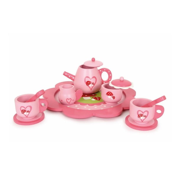 Legler Toadstool ružičasti set za čaj