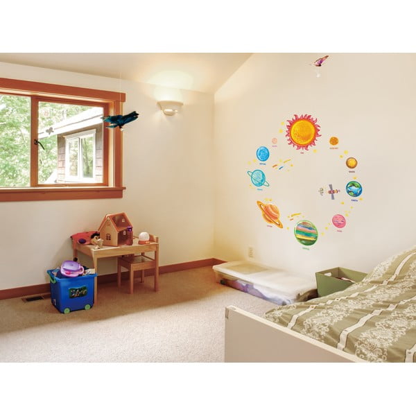 Set zidnih naljepnica Ambiance Solar System Planets-image-4