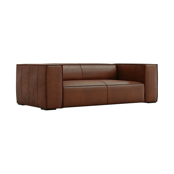 Konjak smeđa kožna sofa 212 cm Madame - Windsor & Co Sofas-image-2
