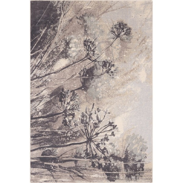 Sivo-krem vuneni tepih 160x240 cm Lissey – Agnella