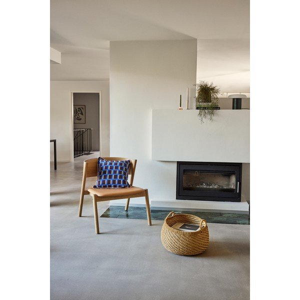 Svjetlo smeđa fotelja Oblique – Hübsch-image-1