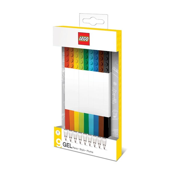 Set od 9 LEGO® Pyramid gel olovaka