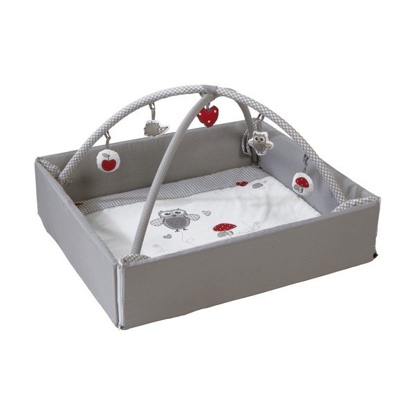 Siva dječja podloga za igru 75x85 cm Adam & Eule – Roba-image-1