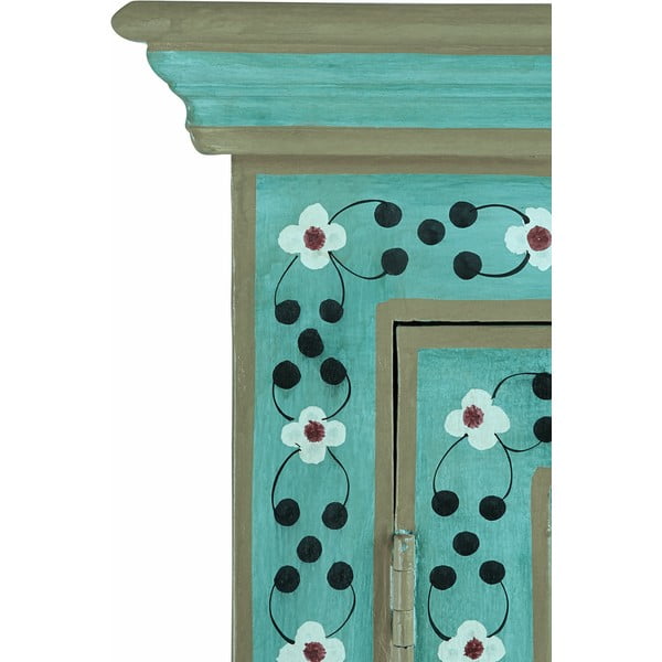 Zeleni ormarić od masivnog manga 87x152x38 cm Prem – Støraa-image-3