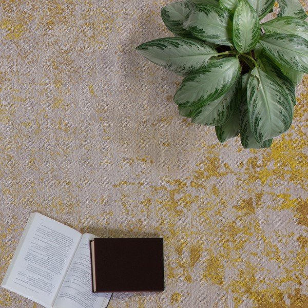 Oker žuti vanjski tepih od recikliranih vlakna 200x290 cm Dara – Asiatic Carpets-image-2