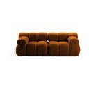 Sofa od bouclé tkanine boja terakote 188 cm Bellis – Micadoni 