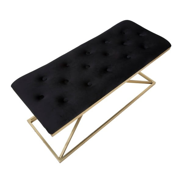 Klupa u crno-zlatnoj piramidi Mauro Ferretti, 100 x 40 cm-image-4