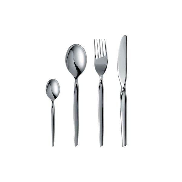 Pribor 16 kom od nehrđajućeg čelika u srebrnoj boji Twist – Gense-image-2