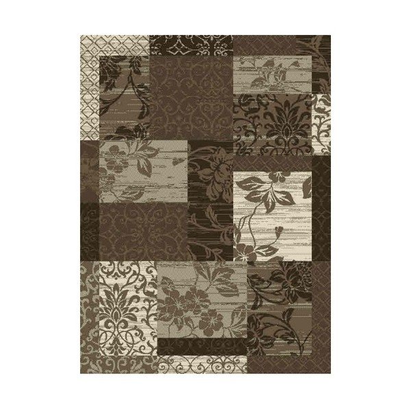 Smeđi tepih Hanse Home Prime Pile Flower, 170 x 120 cm