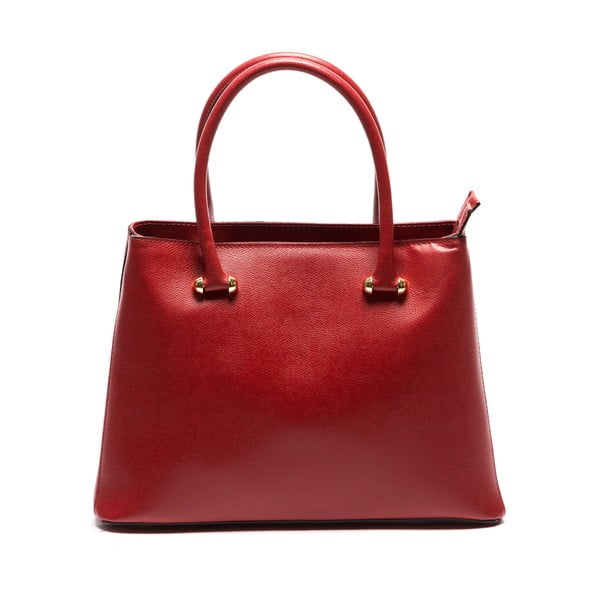 Crvena kožna torbica Sofia Cardoni Francesca