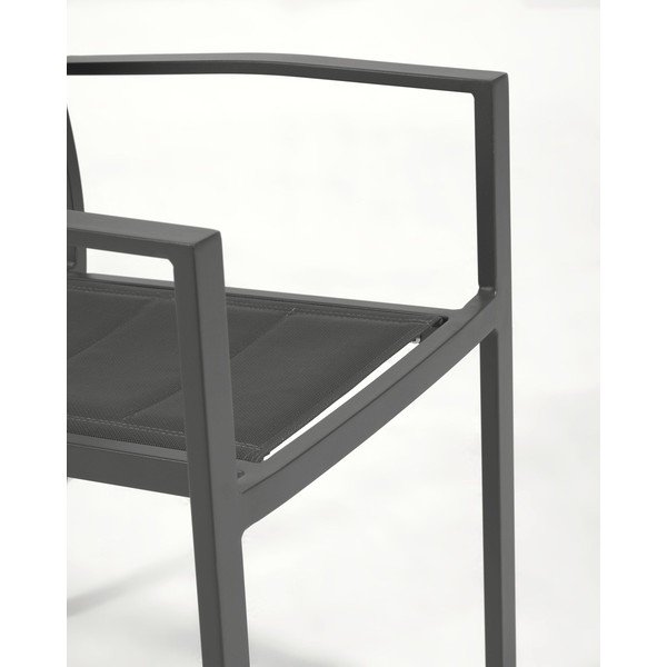 Siva aluminijska vrtna stolica Kave Home Sirley-image-4